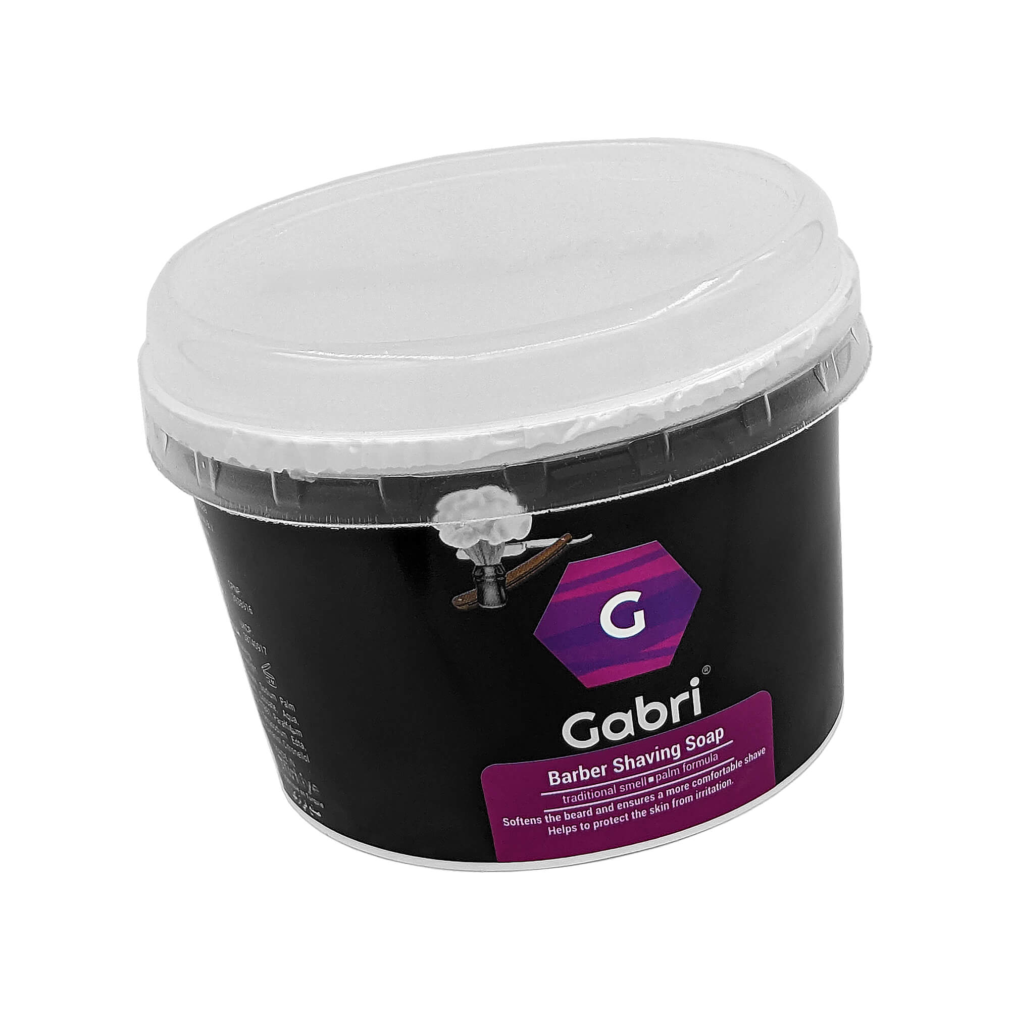 Gabri Shaving Soap in Bowl 140g - Afbeelding 2